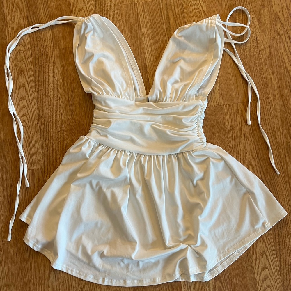 Shein white dress